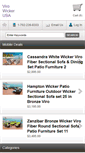 Mobile Screenshot of customwickerfurniture.com